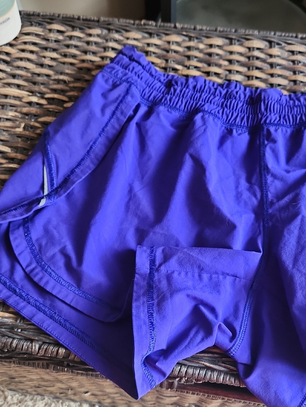 Athleta Royal Blue/purple Lightweight Running Shorts Womans Size Medium - Picture 6 of 8